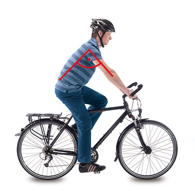 City Bike Lenker Ergonomischer Fahrradlenker für Damenrad